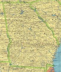 State of Georgia - Map