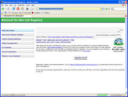 DoNotCall.gov page viewed in
