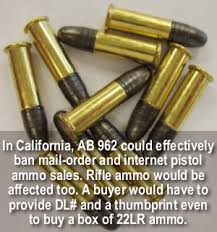 AB 962 California Ammo ban