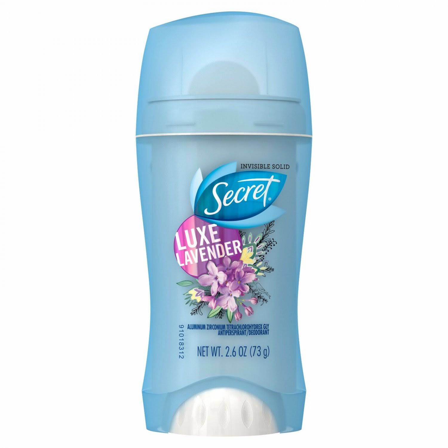 Secret Scent Expressions Invisible Solid Antiperspirant and Deodorant - Ooh-La-La Lavender, 2.6oz