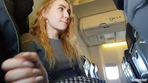 Sinslife crazy couple public sex blow job on an airplane jpg x Airplane blowjob