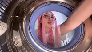 She fucked with a dildo while she stuck in the washing machine eporner jpg x Stuck in washing machine