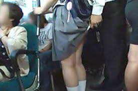 Japanese student yuna satsuki is groped on a bus before sucking cock pichunter jpg x Japanese schoolgirl bus