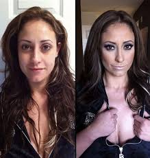 Porn stars before and after their makeup makeover jpg x Before after