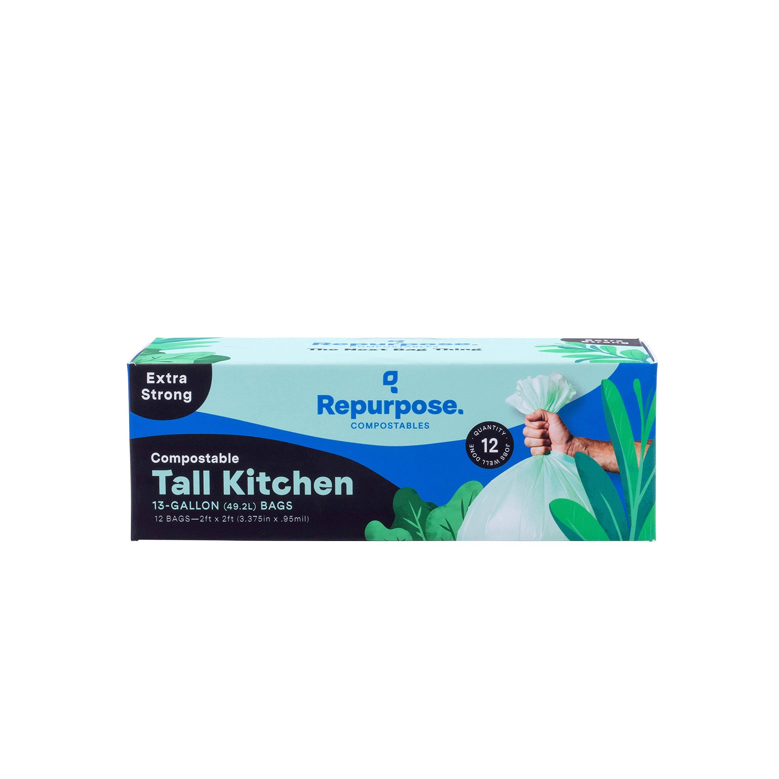 GreenPolly 13 Gallon Kitchen Trash Bags - 20ct