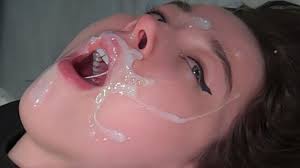 The ai generated porn picture of a woman with cum on her face covered in semen and having her breasts covered in cum jpg x Faces covered in cum