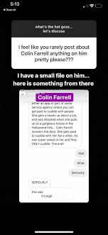 Celebs youd like to party with mine is colin farrell png x Colin farrell sex tape