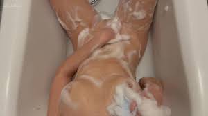 Hot girl enjoying a hot bath in stereo jpg x Girl bathing