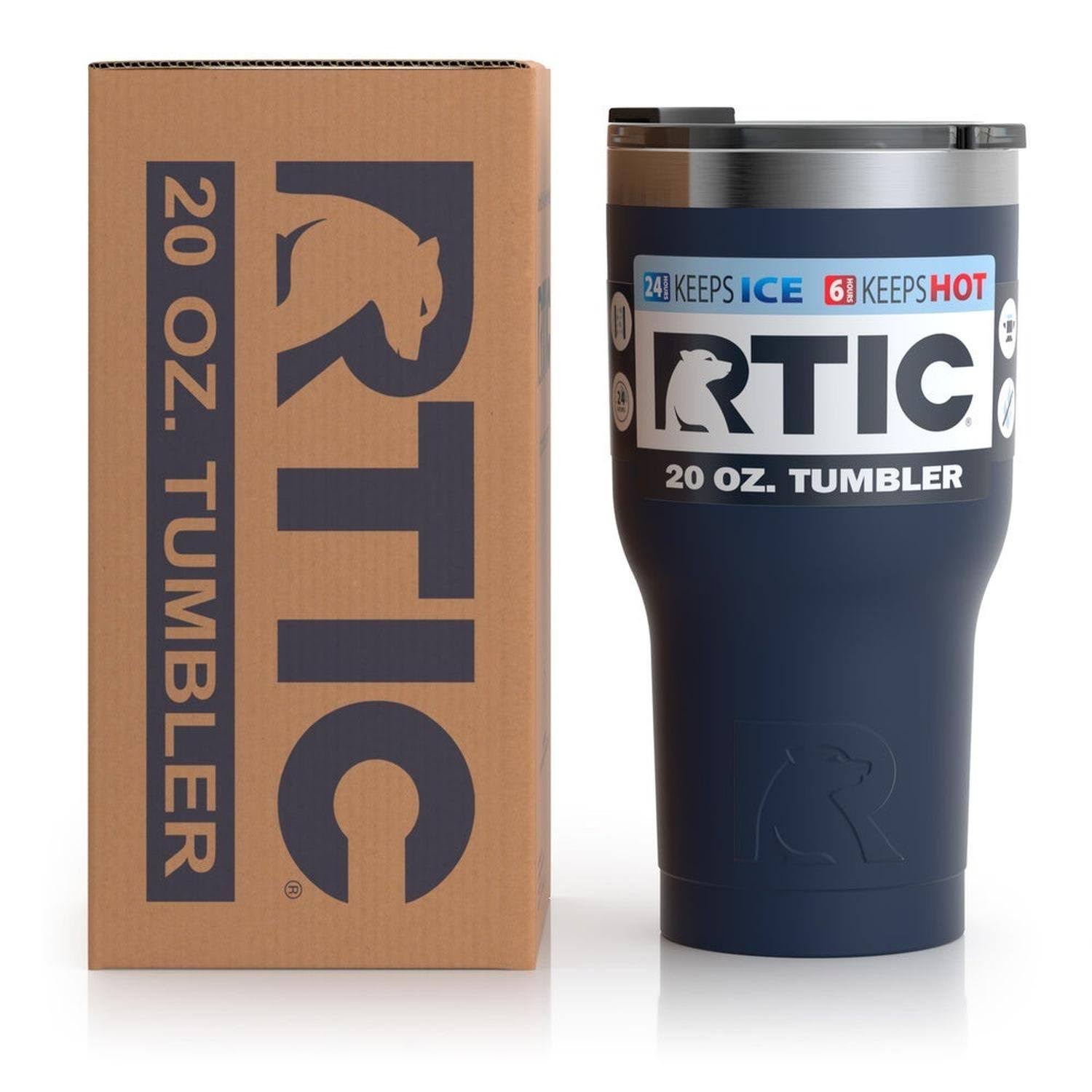 RTIC Outdoors Can Cooler 12-fl oz Stainless Steel Insulated Cup | 19334