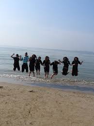 女子大生  寒中|真冬の玄界灘で青春のジャンプ！寒中水泳にチャレンジした女子大生の皆さん☆ | ３６５日のファンタジー