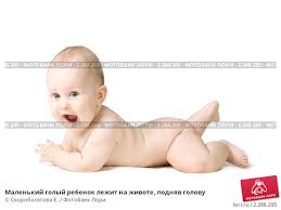 голые малыши|Маленький голый ребенок лежит на животе, подняв голову. Стоковое фото №  2288205, фотограф Скоробогатова Е. / Фотобанк Лори