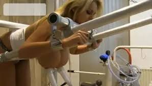 Big boobs babe with sex machine jpg x Machine fucking big tits