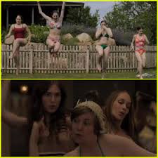 Lena Dunham and Girls Co-Stars Rock Swimwear.