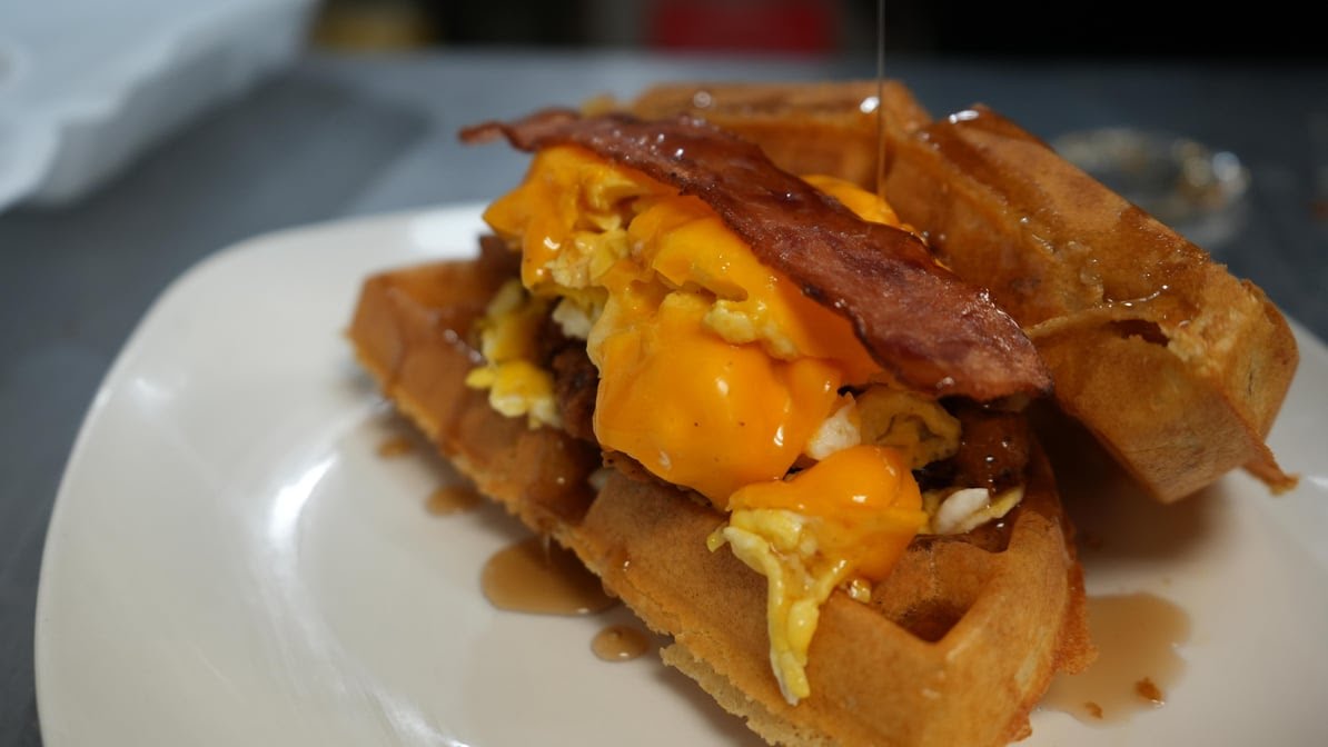Heavenly Chicken & Waffles by null