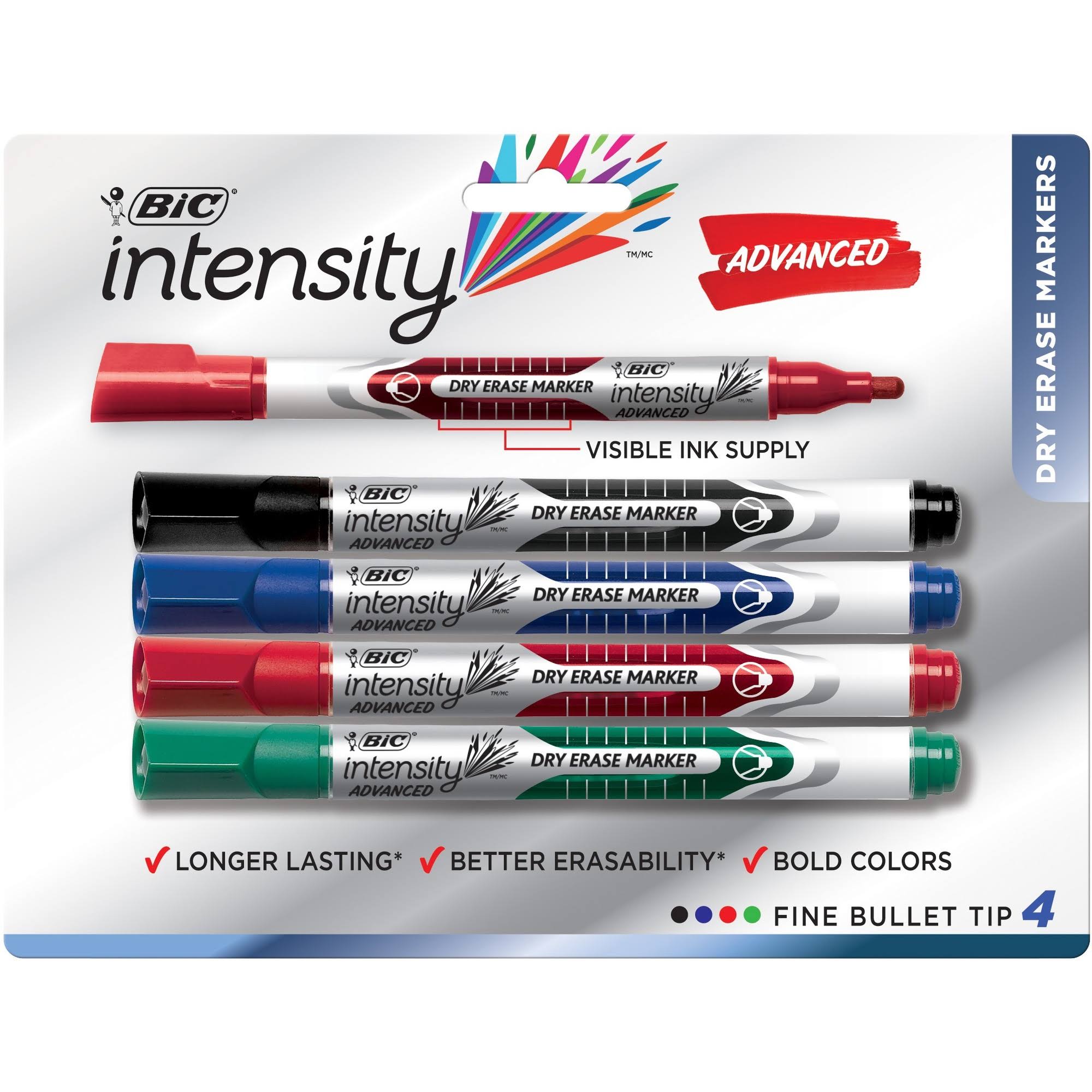 Bic Intensity Markers, Dual Tip - 6 markers