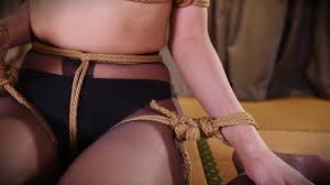 Lesbian in rope bondage is anal fucked jpg x Rope bondage