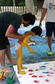 子供　人拓|人拓 - こどもアートあそびworkshop どろどろ