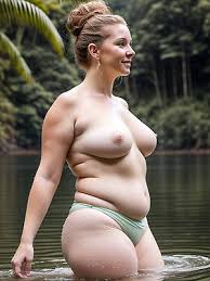 Chubby mature woman gets naked and masturbates at the porn casting jpg x Naked chubby mature