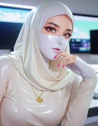 Hijab downblows|Realistic photo of woman hijab | image created by user_651140183630029144 |  Tensor.Art