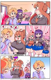 Rule if it exists there is porn of it yuri doki literature club jpg x Doki literature club yuri