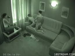 Step dad catches making porn on hidden home security camera with stepbrother alexis crystal jpg x Security camera sex