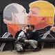 Donald Trump, Vladimir Putin Lock Lips in Lithuanian Street Art 