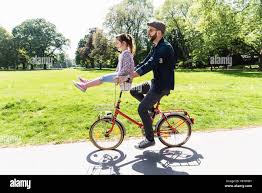 daugther sit and riding|Happy Father and Daughter on Bike Ride in Park Stock Video - Video of riding,  bike: 206211751
