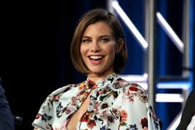 New york new york lauren cohan attends the amc networks upfront at chelsea factory jpg x Lauren cohan sex tape