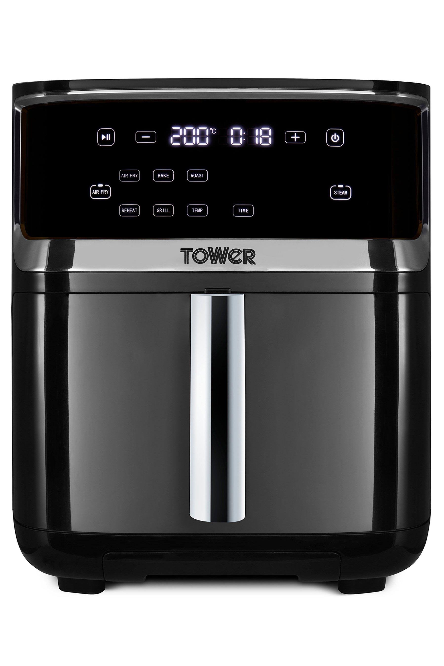 Tower T17078BF Vortx 3 Litre Manual Air Fryer - Black