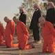 Grey-haired ISIS fanatics execute prisoners days after terror group turns boys into killers 