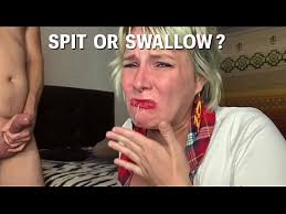 They spit or swallow cumloads in this nasty compilation video jpg x Cum spit