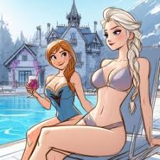 Elsa and anna in da club probably incomplete comic porn comics jpg x Elsa and anna