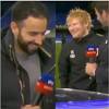 Ed Sheeran interrompe entrevista de técnico do United: "Acho que ...