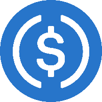 USD Coin (USDC) crypto token logo