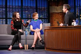 Tina fey amy poehler jay leno tonight showboring interview png x Tina fey