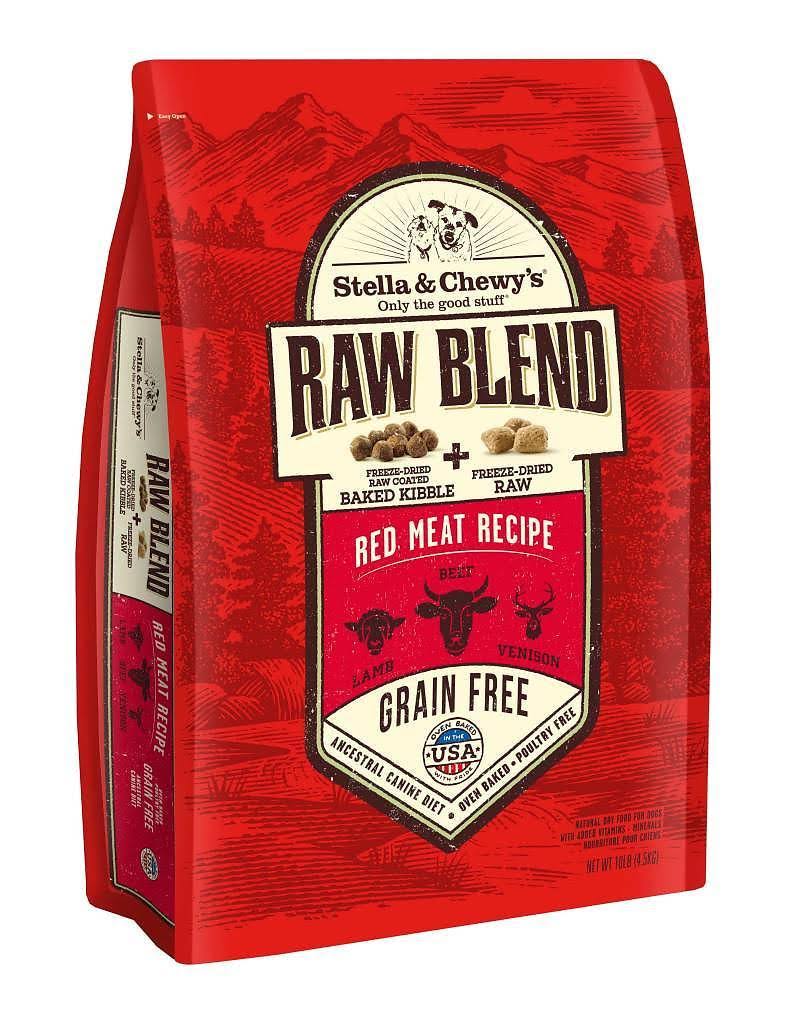 Raw Blend Kibble Red Meat Dog Food - 22lb