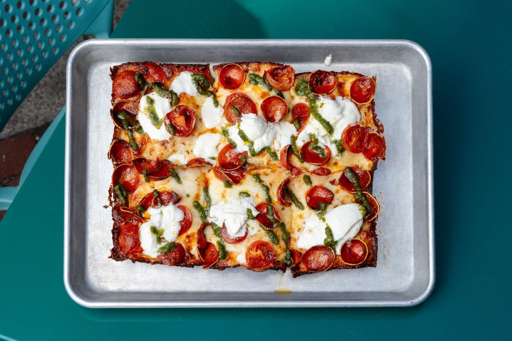 Wrecktangle Pizza by null