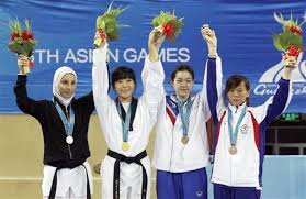 کشف حجاب ورزشکار ایرانی راحله آسمانی,نایب قهرمان,خانم تکواندوکار,بلژیک - BERROZ.IR