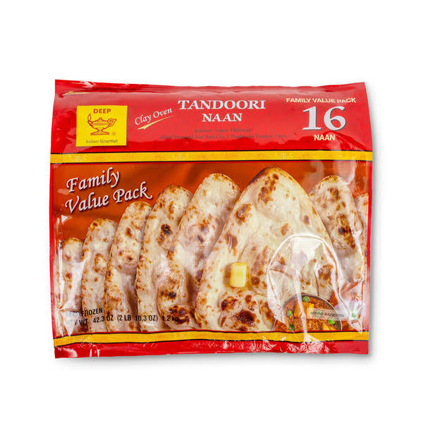 Deep Indian Gourmet Clay Oven Tandoori Naan