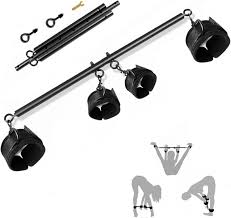 Lux fetish cuff expandable spreader bar set with detachable wrist ankle cuffs sex toys jpg x Spreader bar sex