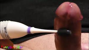 Electric toothbrush play makes his cock cum gay bizarre porn at thisvid tube jpg x Electric toothbrush