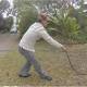 Adelaide snake catcher forces out stubborn brown snake 