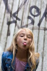 tongue girl|Portrait of a girl sticking out her tongue Stock Photo - Alamy