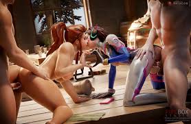 Arhoangel artist brigitte overwatch gif x Overwatch brigitte hentai