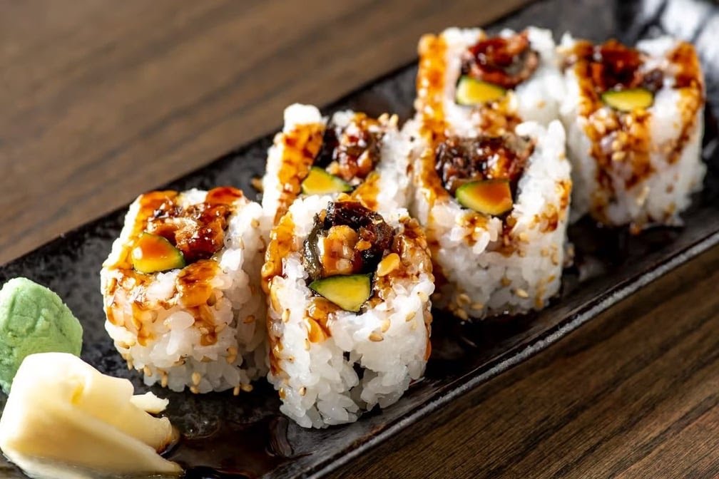 Poke and Roll Sushi by null