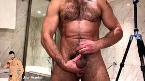 Hairy guy jerking and watching porn jpg x Hairy guys