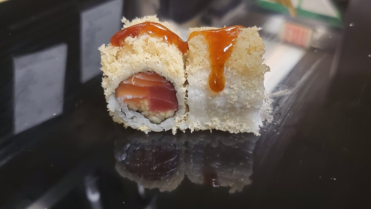 Fat Salmon Sushi by null