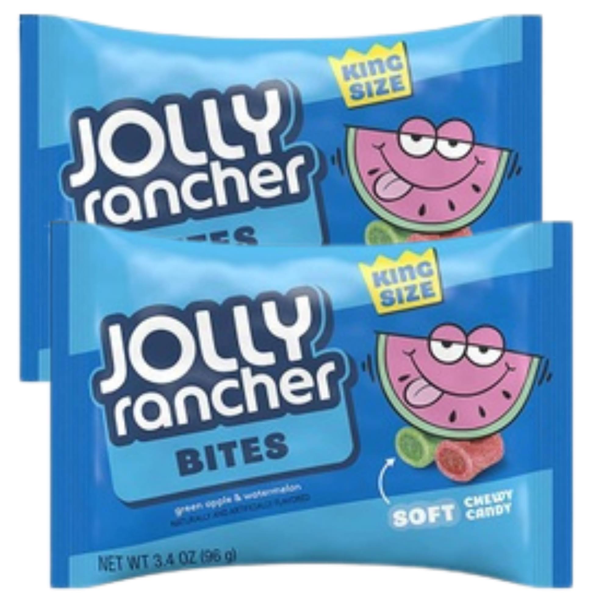 Jolly Rancher Awesome Twosome Chews, Watermelon Green Apple, Cherry Orange - 6.5 oz