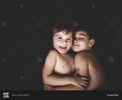 young little naked kid boys an girls|Little boy and girl drawing with crayons Stock Photo - Alamy