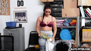 Brunette thief lilly hall down on her kness to suck the officers huge man meat jpg x Lilly hall shoplyfter